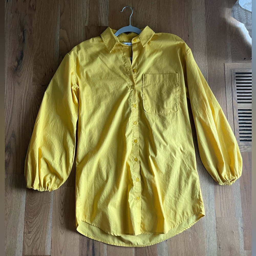 Sunny yellow shirt dress from A&F - Picture 3 of 5